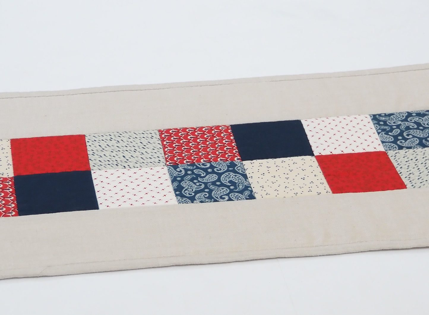 Red, White & Blue Quilted Table Runner
